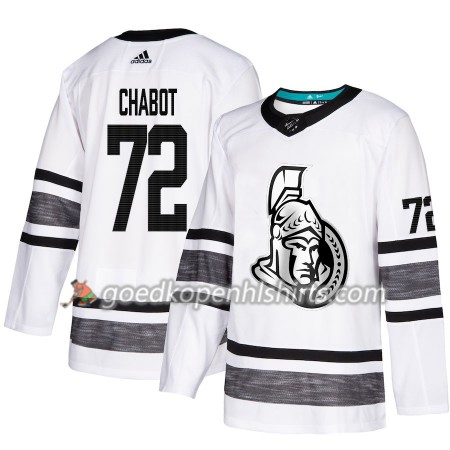 Ottawa Senators Thomas Chabot 72 2019 All-Star Adidas Wit Authentic Shirt - Mannen
